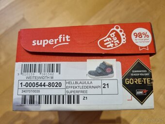 Dětské celoroční botičky Superfit, vel. 21 - 5