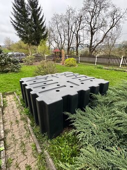 NÁDRŽ NA DEŠŤOVOU VODU - PLOCHÁ AQUA 3000 L - 5