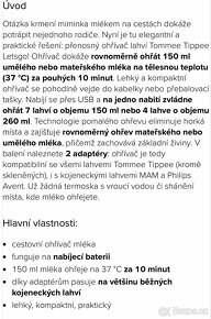 Přenosný ohřívač kojeneckých láhví Tommee Tippee LetsGo - 5