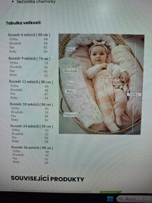 Mayoral zimni kombinéza/ kojenecký overal, vel. 2-4 měs. - 5