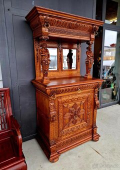 Starožitný masivní příborník Mechelen - 5