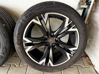 5x112 R18 Alu disky Cupra s letním pneu 245/45 R18 - 5
