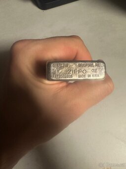 Zippo Sterling Silver 2007 - plně funkční téměř nepoužívaný - 5