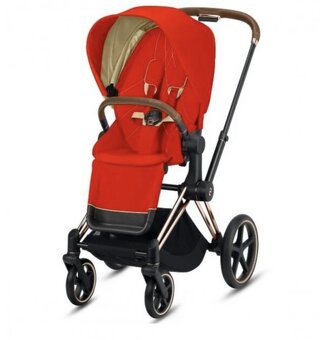 Nový Cybex Priam 2021 Autumn Gold - Rose Gold Podvozek 2v1 - 5