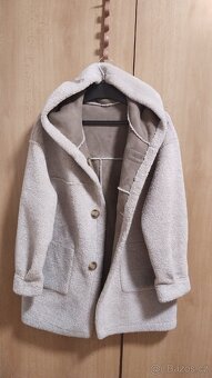 Bunda z kožíškem (beránek, dublenka) dámská - 5