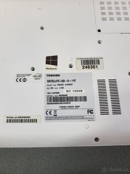 Dvojice notebooků – HP a Toshiba s kompletním balením - 5