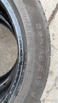 2x letní Continental 225/45/17 - 5