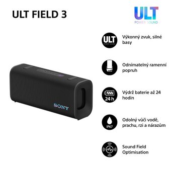 Přenosný reproduktor Sony ULT FIELD 3 černý - 5