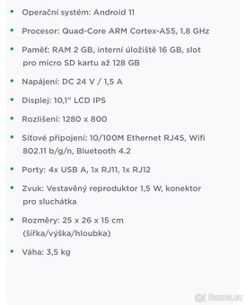 Dotykačka s tiskárnou - používána měsíc - 5