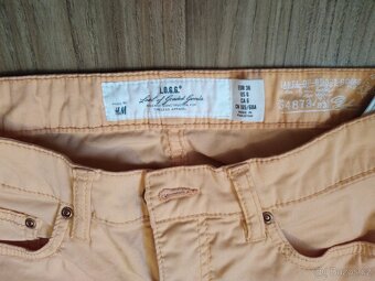 dámské oranžové kalhoty H&M - 5