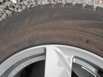 ŠKODA FABIA VW POLO 5X100 ZIMNÍ ALU 175/70 R14 - 5
