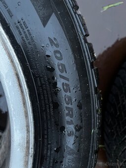Zimní kola BMW 205/55/16 pneu téměř nové - 5