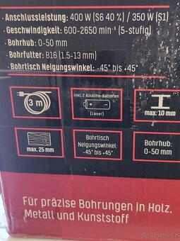 vrtačka stolní, Parkside, ZAMLUVENO - 5