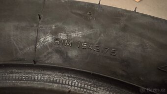 Prodám pneu Mitas 120/90-16 a 3,50-18 - 5