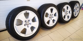 ORIGINAL ALU KOLA 5X112 R17 s Pěknými pneu 225/45/R17 - 5