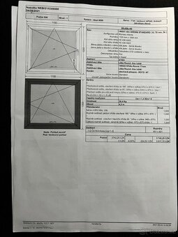 Prodám okna dvojsklo značky Decco EkoSun83 Antracit. 2021 - 5