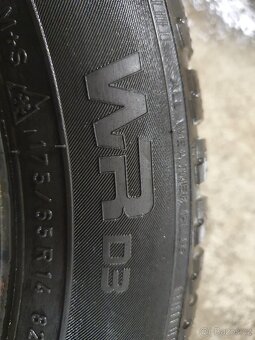 Zimní kompletní kola 4x100 r14 pneu 175/65 r14 4x7mm - 5