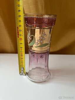 Stará malovaná sklenice - 5