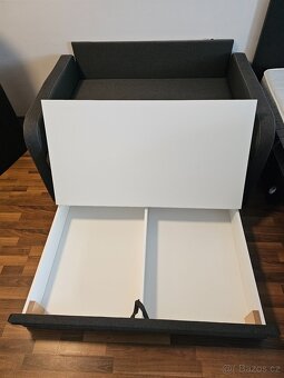 Rozkládací pohovka s úložným prostorem - 5