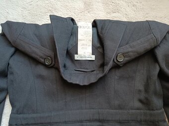 Luxusní sako/krátký kabátek René Lezard, vel. XS/S - 5