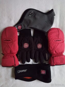 GORE WINDSTOPPER:Rukavice,čelenka,maska - 5