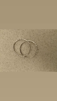 Naušnice z bílého zlata - 5