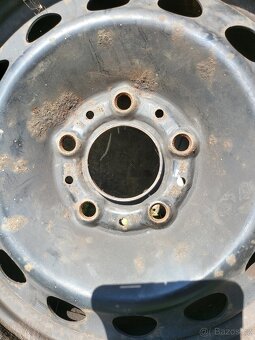 Plechové disky na kola pro BMW , 16" včetně zimních pneu - 5