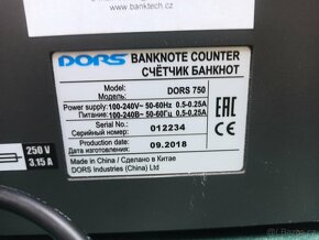 Počítačka bankovek DOR 750 - 5