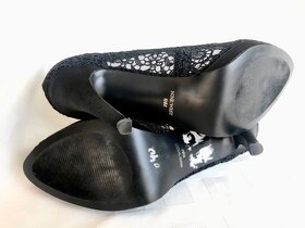 elegantní krajkové lodičky s podpatky NINE WEST 39 - 5