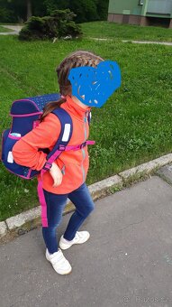 aktovka zn. Herlitz "Korunka" vč. pouzdra, pytlíku+peněžen - 5