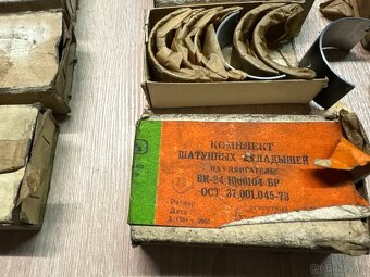 Volha Gaz 24, nové originální ložiská (šálky) ojniční, kliky - 5
