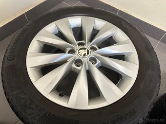 Originální alu kola Škoda a pneu CONTINENTAL - 5