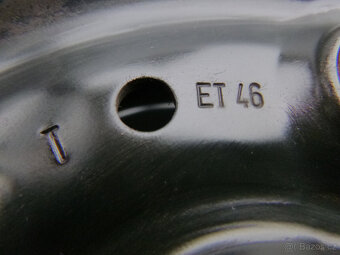 Plechové disky kola originál Škoda VW 5x112 6,5Jx16 ET46 - 5