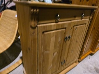 Komoda Botník Dřevo 39x80 výšká 93  cm - 5