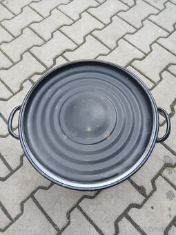 Smaltovaný hrnec s poklicí 40cm - 5