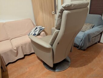 Kožené křeslo Xora - 5