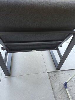 Nové zahradní křeslo hliník - 5