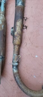 Výfuky Jawa kompletní originál+kolena - 5