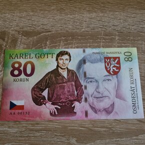 Bankovka Karel Gott - 5