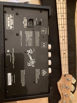 Basová kytara Fender a kombo Fender Rumble 15 - 5