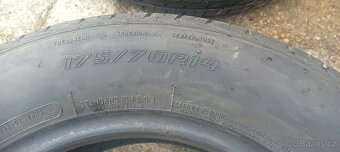4xZánovní Letní pneu 175/70 r14 - 5