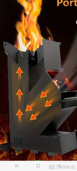 Raketova pec,kamna,záhradný gril,rocket stove. - 5