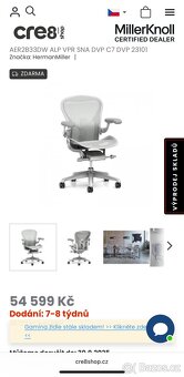 kancelářská židle Herman Miller Aeron Mineral - 5