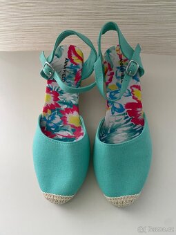 Letní boty espadrilky vel. 38, nové - 5
