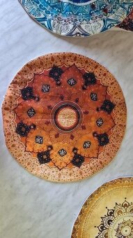 POVLAK NA KULATÝ POLŠTÁŘ s orientálním dekorem - 5