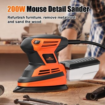 Vibrační delta bruska TOPShak TS-SD3 200W - 5