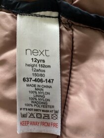 prodloužena bunda Next vel. 152 - 5