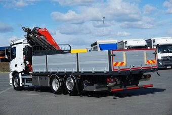MB Actros 2543-6x2–Valník+HR-FASSI F-295 RA–EURO 6 - 5