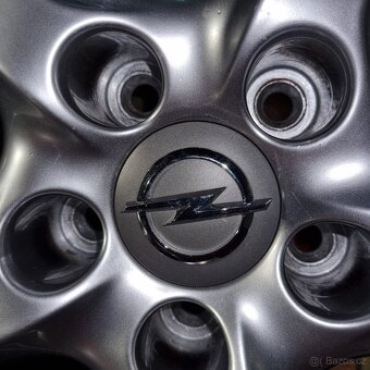 17"-HEZKÉ ALU LITÉ DISKY 5x110 ORIGINÁL OPEL+ČIDLA - 5