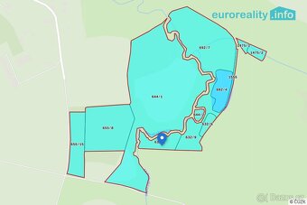 Prodej unikátní obory (8,66 ha) s jelení a dančí zvěří na hr - 5